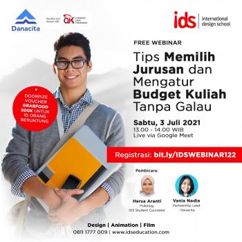 Webinar Tips Memilih Jurusan Kuliah dan Mengatur Budget Tanpa Galau