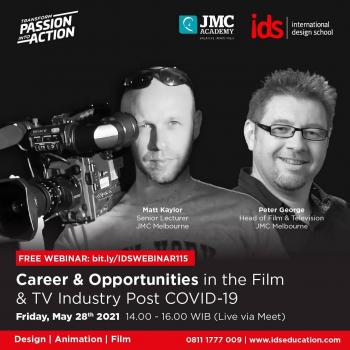 Webinar Career & Opportunities in the Film & TV Industry Post Covid 19