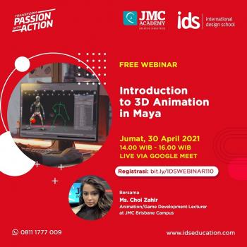 Webinar Introduction to 3D Animation in Maya
