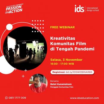 Webinar Kreativitas Komunitas Film di Tengah Pandemi