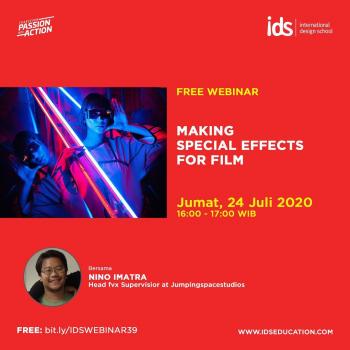 Webinar Making Special Effects for Film