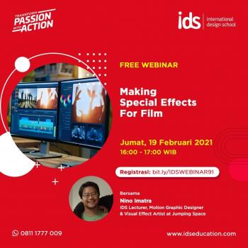Webinar Making Special Effects for Film