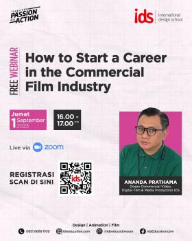 Webinar: How to Start a Career in the Commercial Film Industry