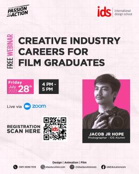 Webinar :Creative Industry Careers for Film Graduates