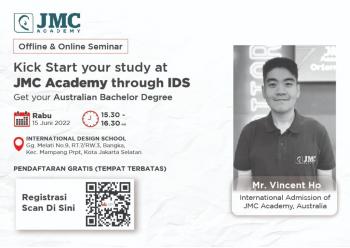 Weninar Kick Start your study at JMC Academy through IDS