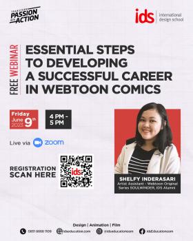 Webinar : Essential Steps to Developing a Successful Career in Webtoon Comics