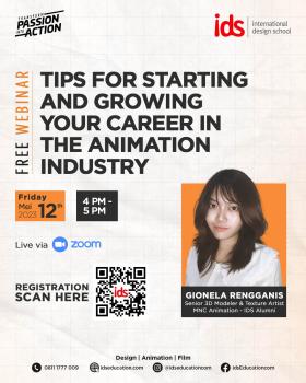 Webinar: Tips for Starting and Growing Your Career in the Animation Industry