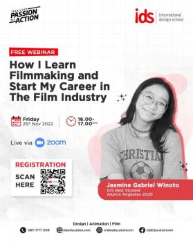 Webinar How I Learn Filmmaking and Start My Career in The Film Industry