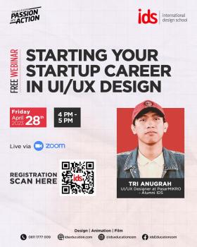 Webinar: Starting Your Startup Career in UI/UX Design