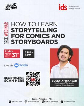 Webinar: How to Learn Storytelling for Comics and Storyboards