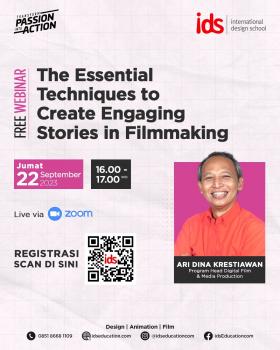 Webinar: The Essential Techniques to Create Engaging Stories in Filmmaking