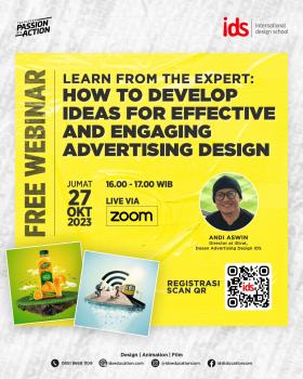 Webinar: Learn from the Expert: How to Develop Ideas for Effective and Engaging Advertising Design