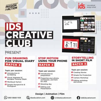 Webinar: IDS Creative Club - Sesi 1 (Fun Drawing for Visual Diary)