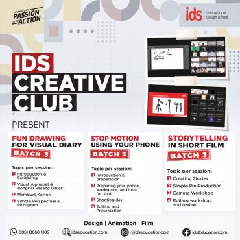 Webinar: IDS Creative Club - Sesi 2 (Fun Drawing for Visual Diary)