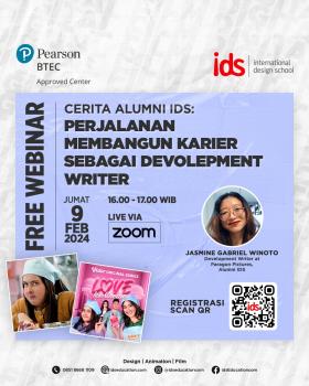 Webinar: Cerita Alumni IDS: Perjalanan Membangun Karier Sebagai Development Writer