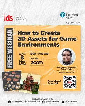 Webinar : How to Create 3D Assets for Game Environments