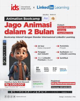 IDS Creative Bootcamp - Jago Animasi dalam 3 bulan