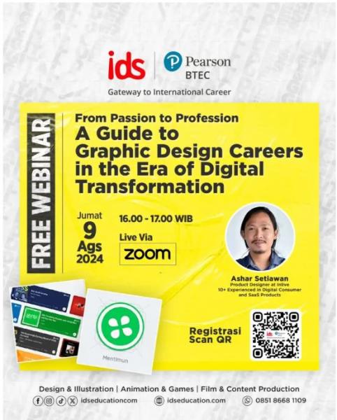 Webinar: From Passion to Profession: A Guide to Graphic Design Careers in the Era of Digital Transformation