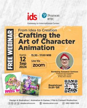 Webinar:  From Idea to Creation - Crafting the Art of Character Animation