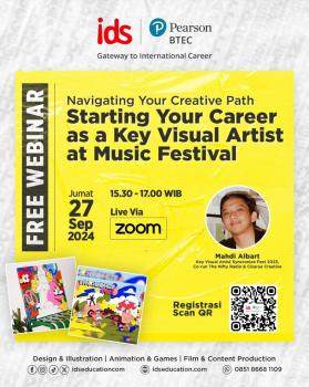 Webinar: Navigating Your Creative Path: Starting Your Career as a Key Visual Artist at Music Festival