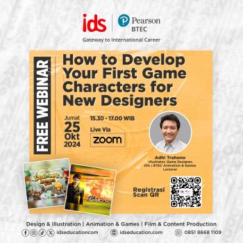 Webinar: How to Develop Your First Game Characters for New Designers