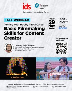 Webinar: Basic Filmmaking Skills for Content Creator