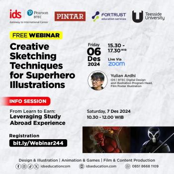 Webinar: Creative Sketching Techniques for Superhero Illustrations