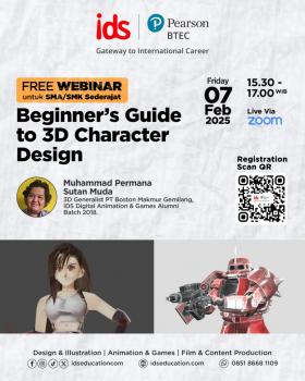 Webinar: Beginner's Guide to 3D character Design