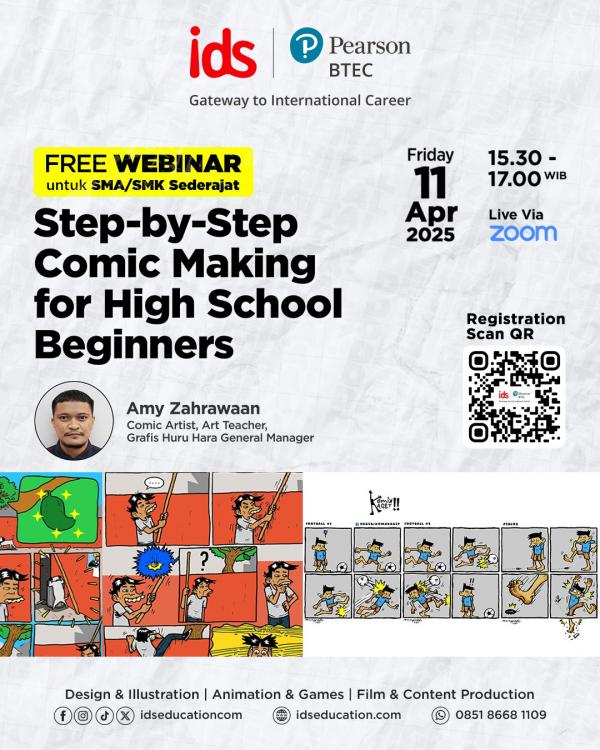 Webinar: Step-by-Step Comic Making for High School Beginners