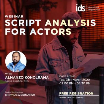 Webinar Script Analysis For Actors
